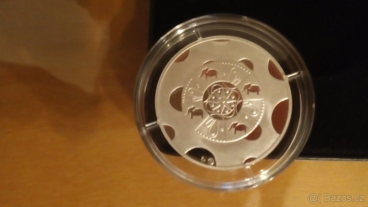 Stříbrná medaile Slon pro štěstí - 4