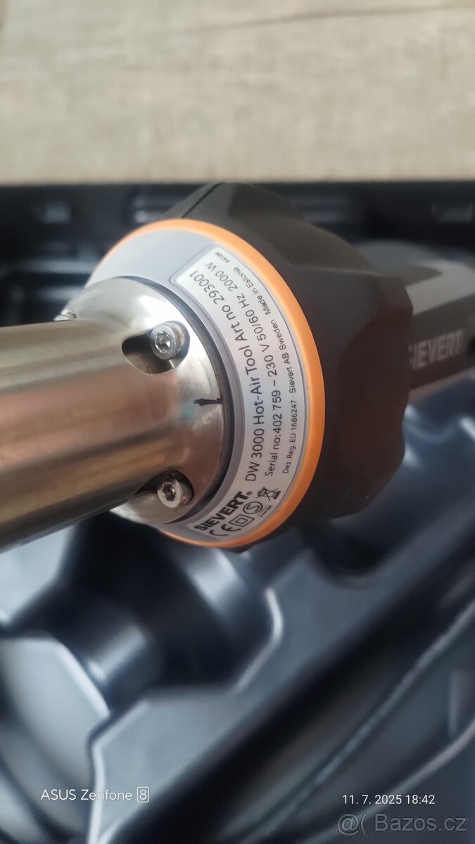 Horkovzdušná pistole Sievert DW3000 nová - 4