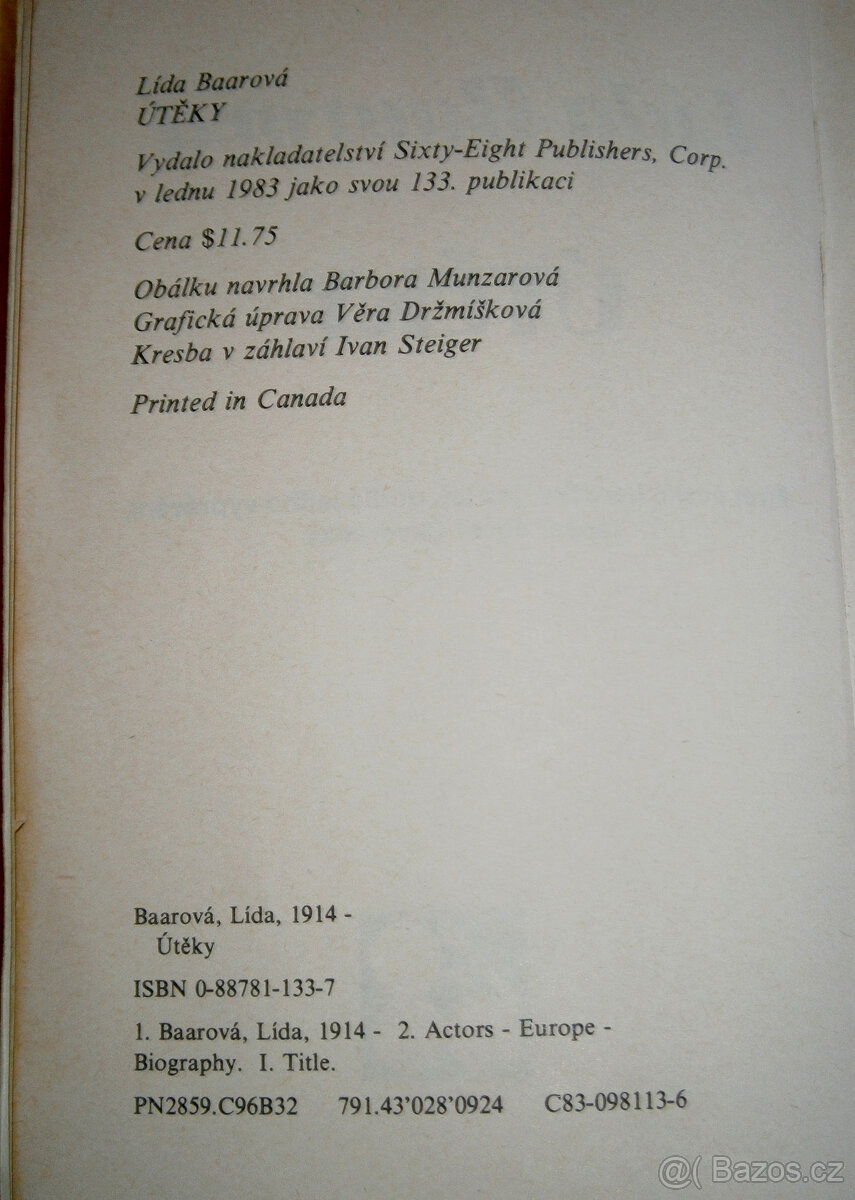 Lída Baarová ÚTĚKY - 4