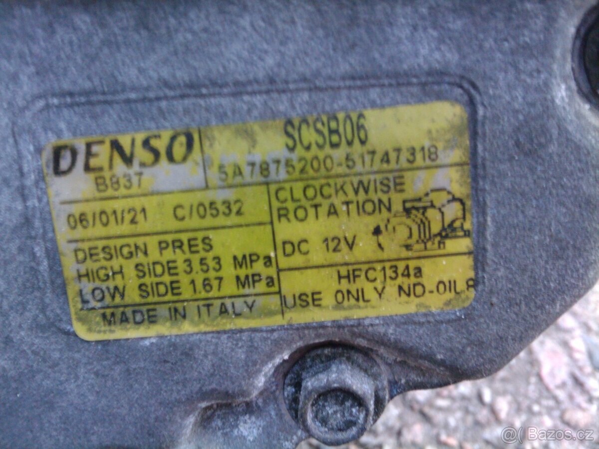 Fiat Stilo, Bravo-klimakompresor - 4
