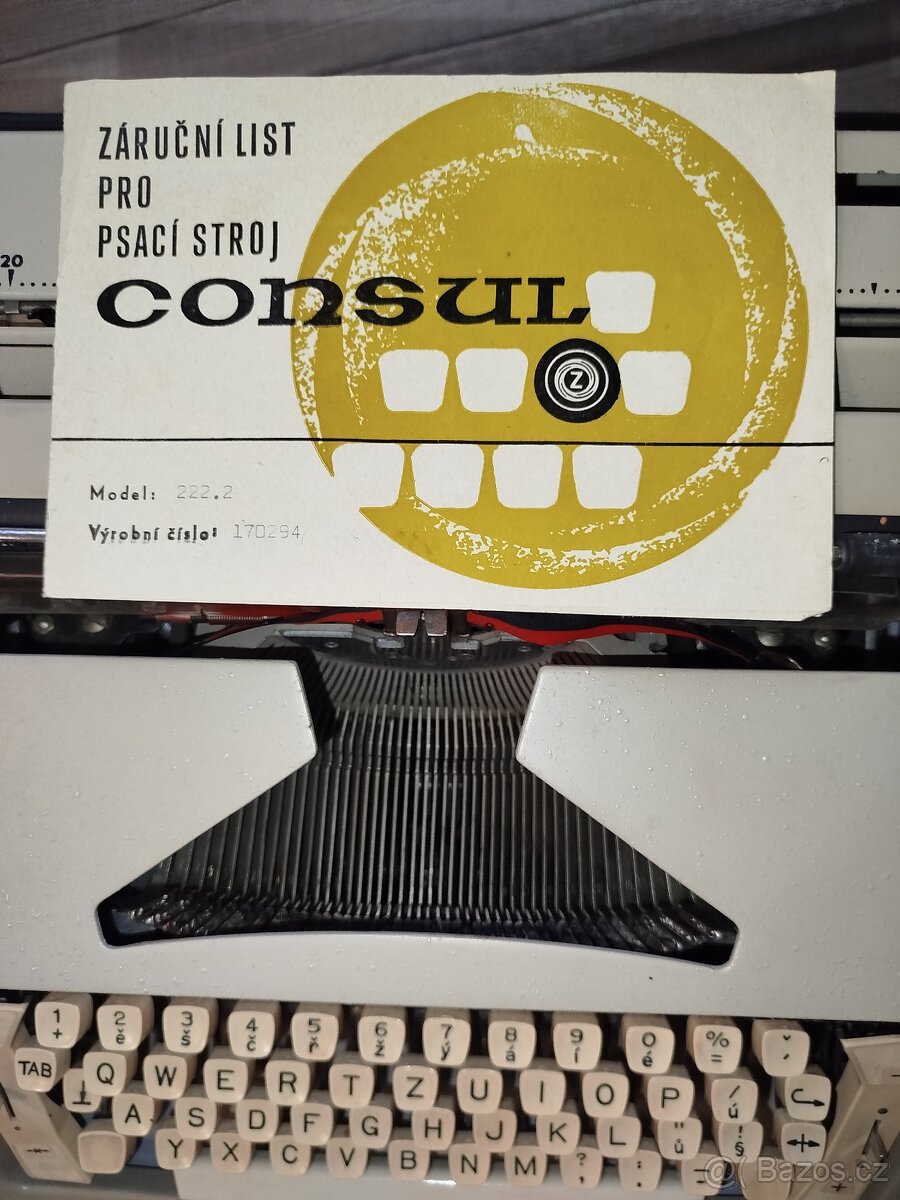 Psací stroj CONSUL - 4