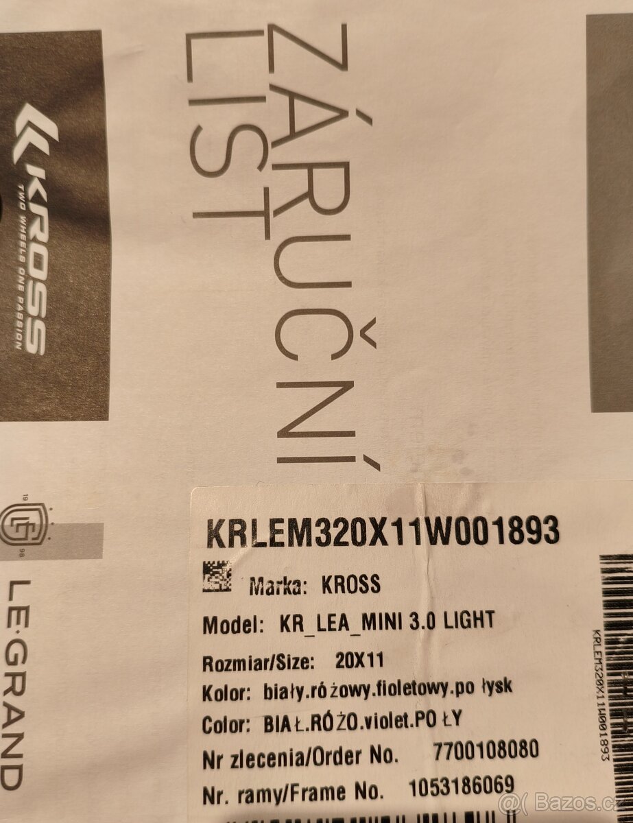 Dětské kolo Lea Mini 3 light 20" - 4