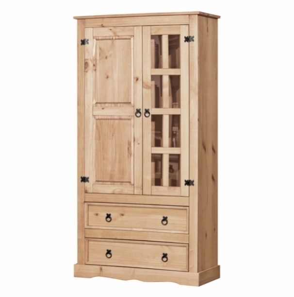 Dřevěná vitrína CORONA vosk 16254 - 4