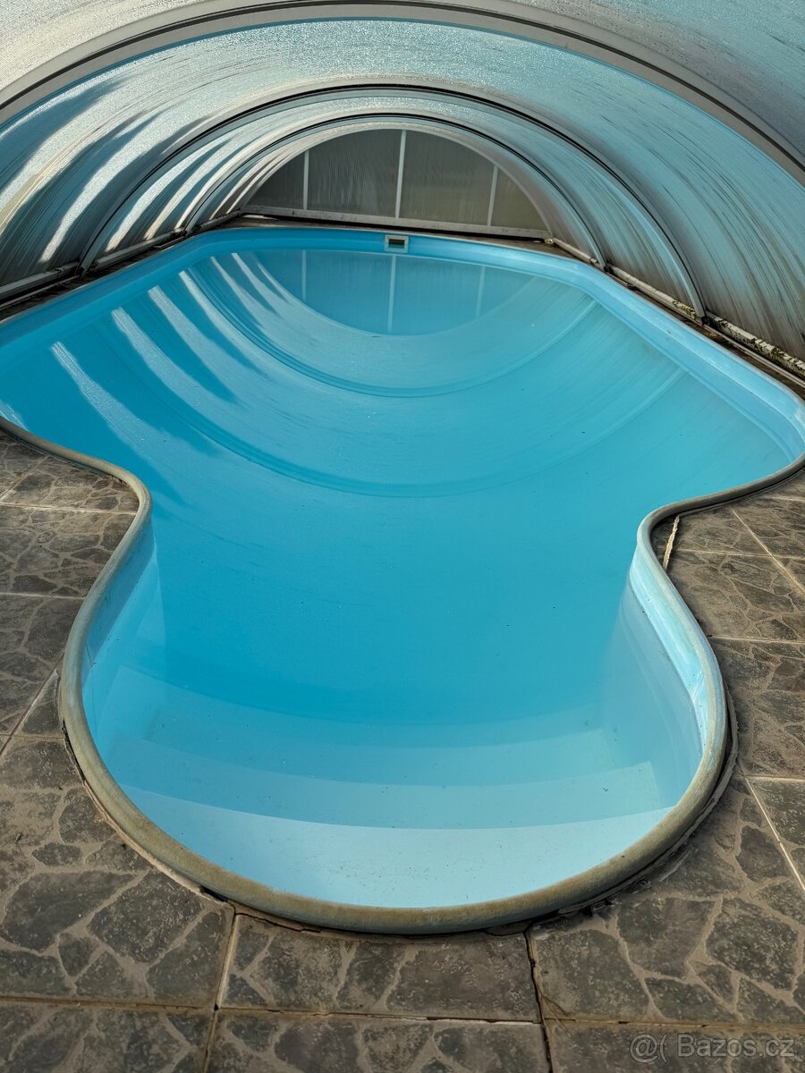 Zastřešení bazénu 3,5m x 790 cm, cena 15 tis Kč - 4