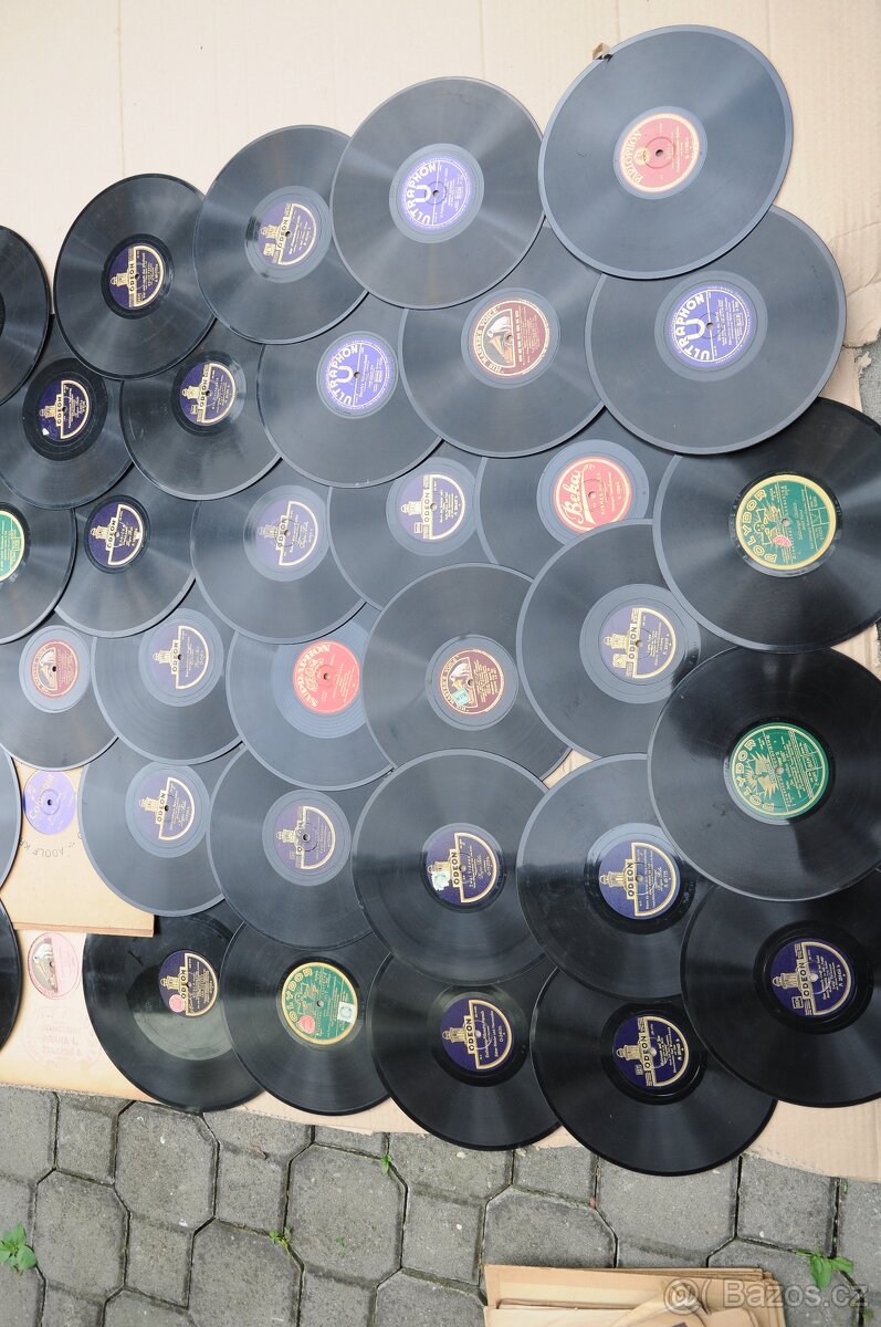 šelakové gramofonové desky - 4