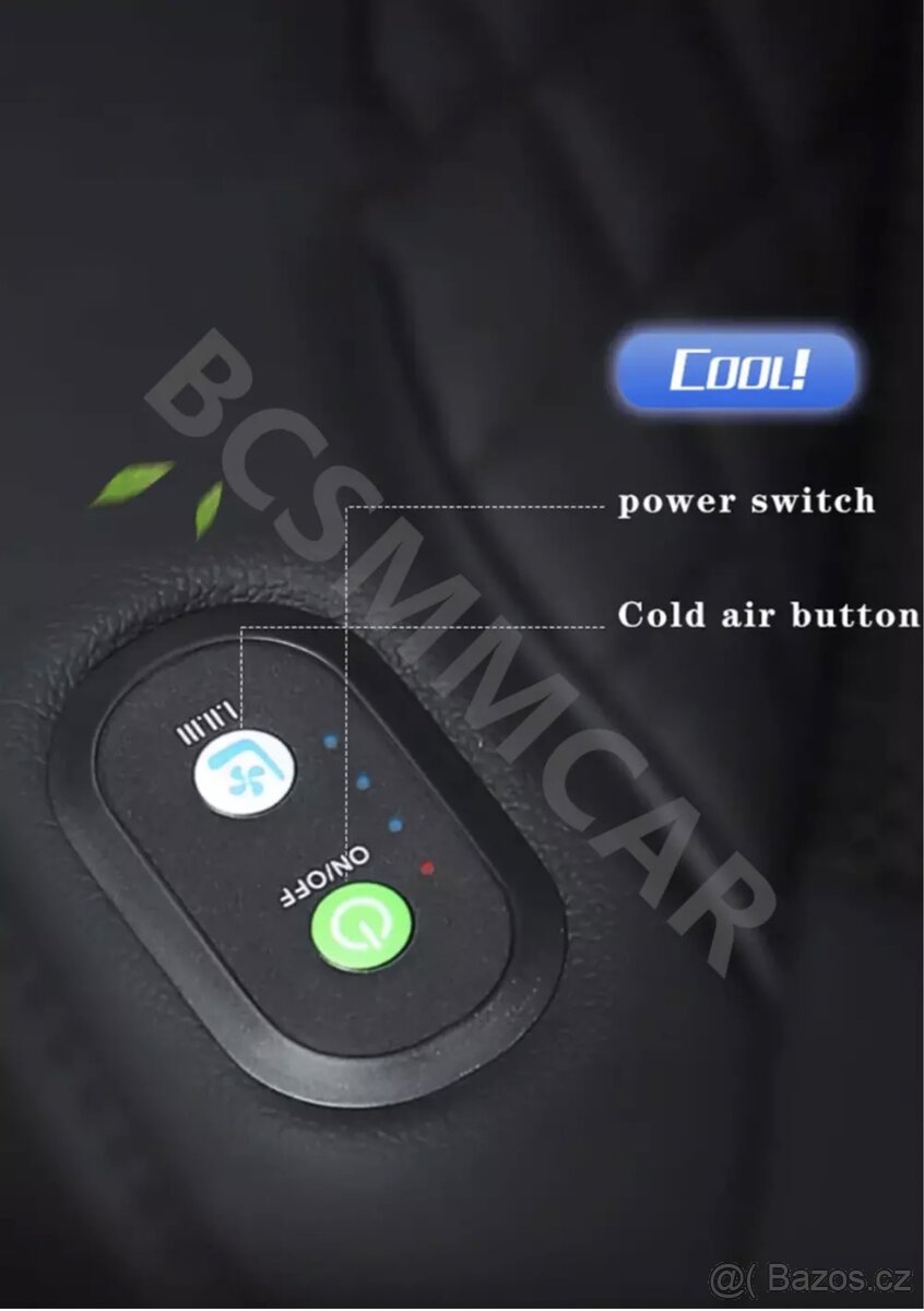 odvětrávaný podsedák do auta - 4