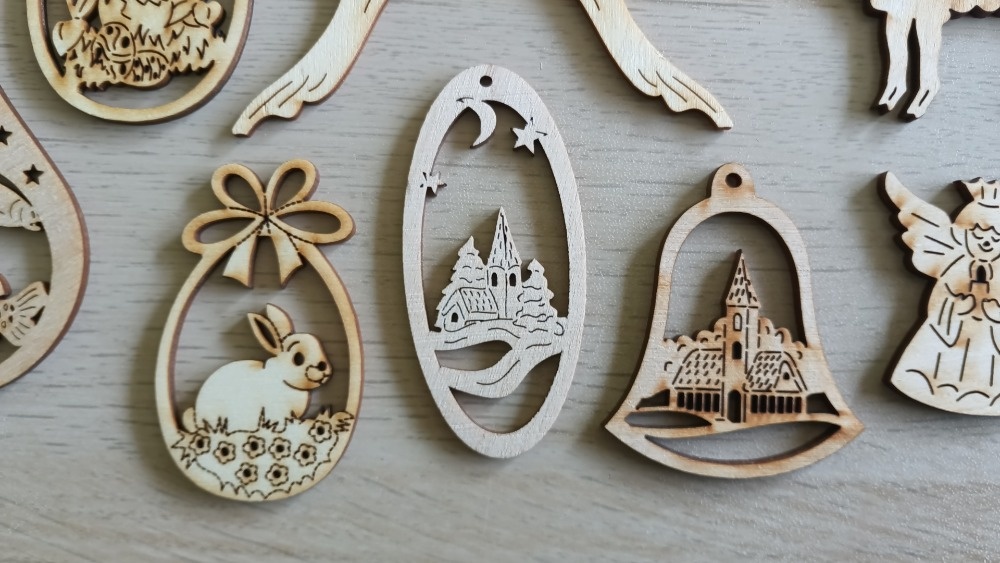 Dřevěné ozdoby - nové - 4