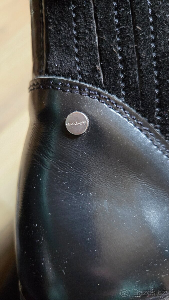 Dámské kožené boty Gant 37 - 4