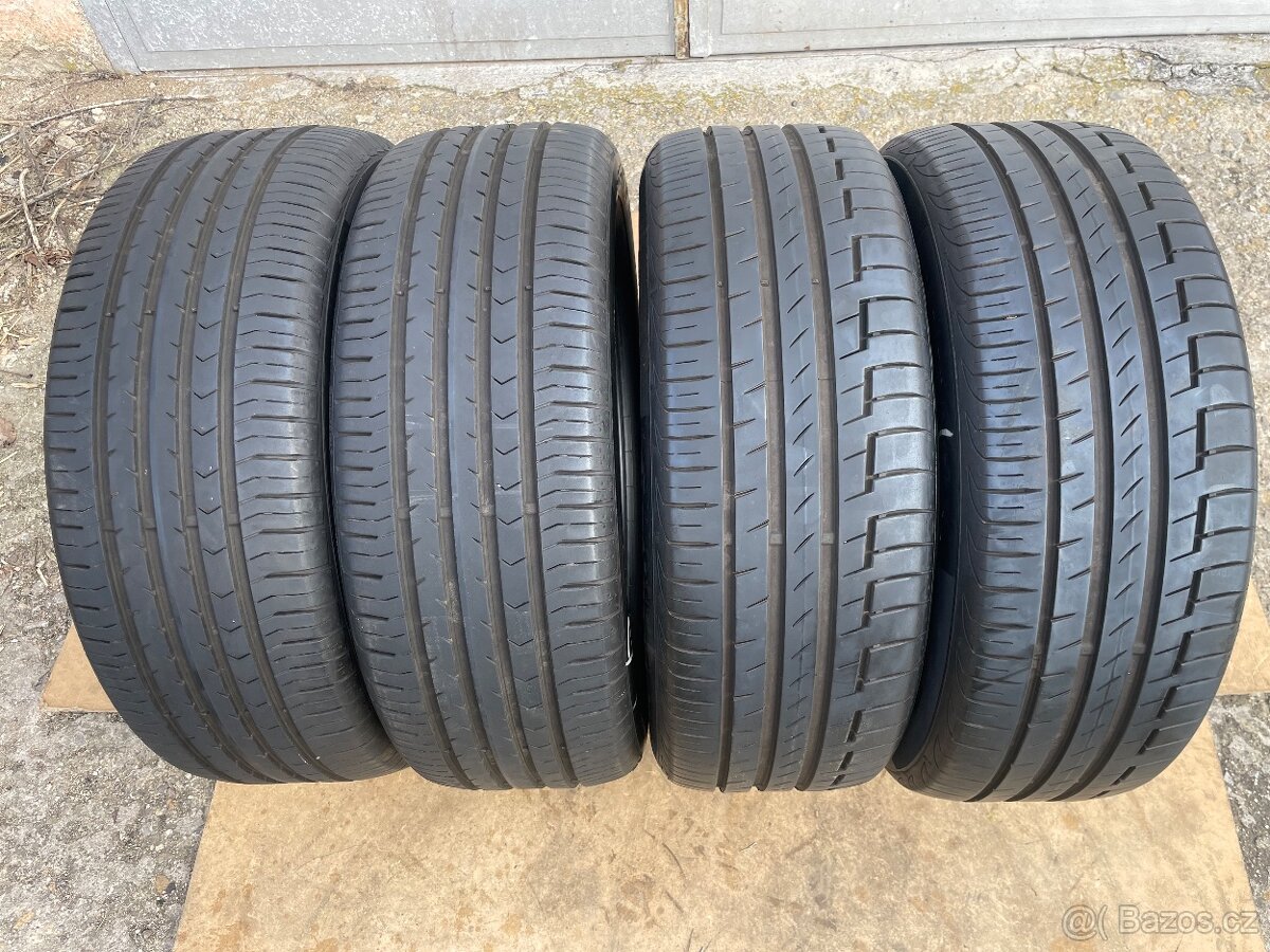 4ks. Letní pneu 215/55/17. zn. Continental. - 4