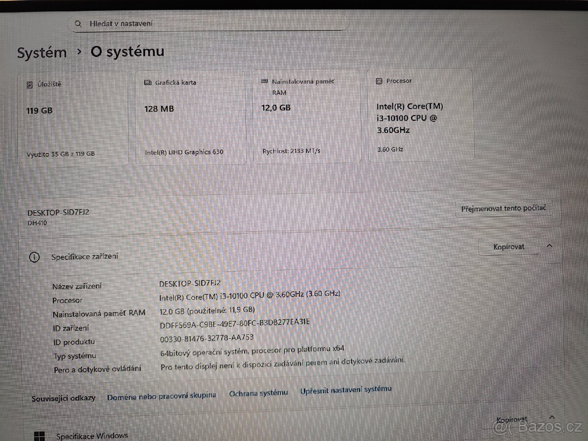 Mini PC Shuttle Core i3 10100, 12GB Ram, Windows 11 Pro - 4