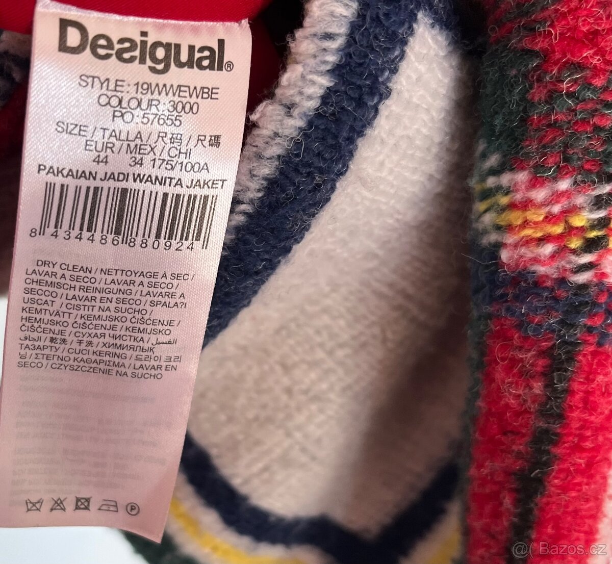 Vlněný kabát Desigual, vel. 44 - 4