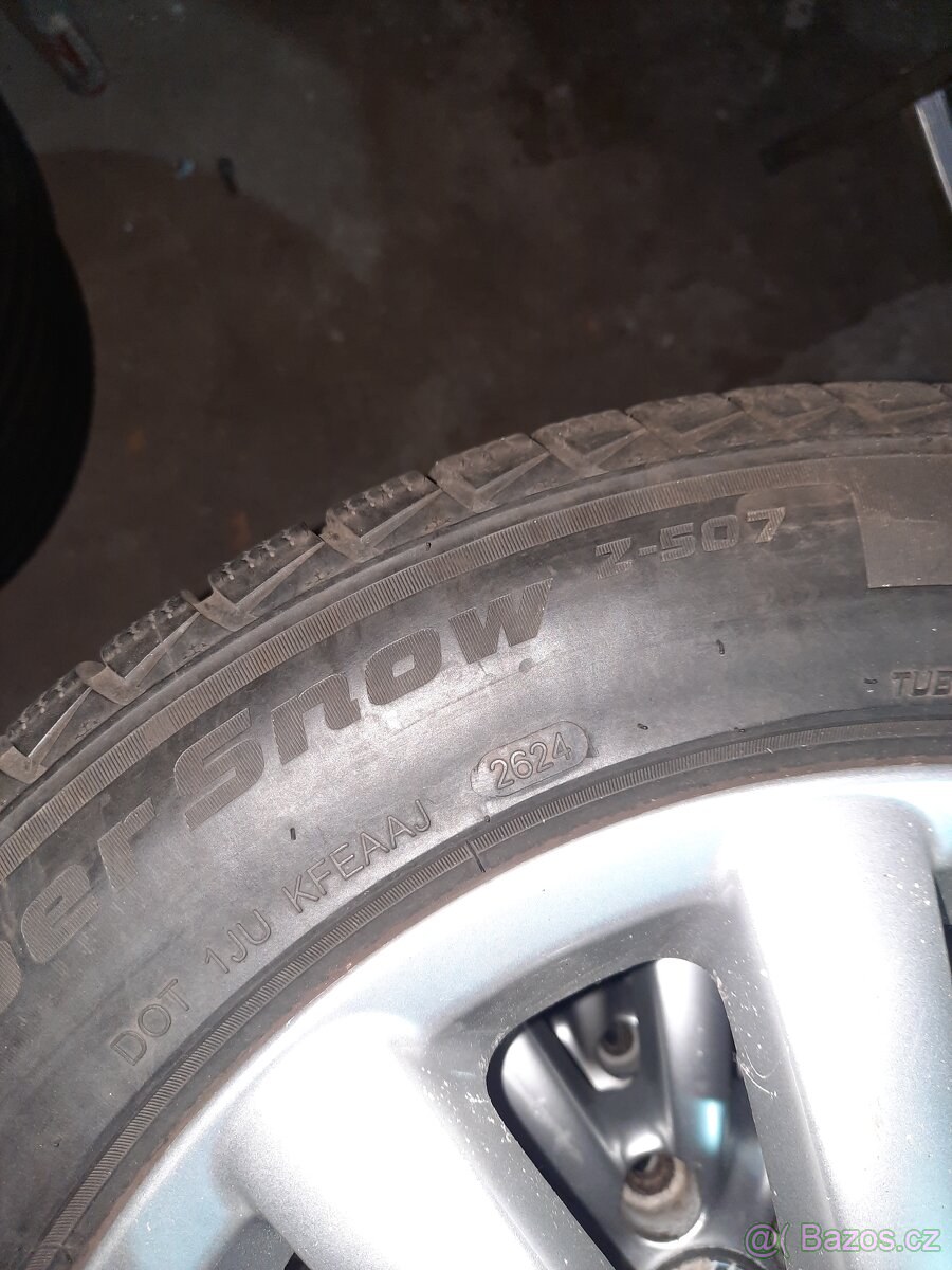 Alu kola sharan + zánovní zimní pneumatiky - 4