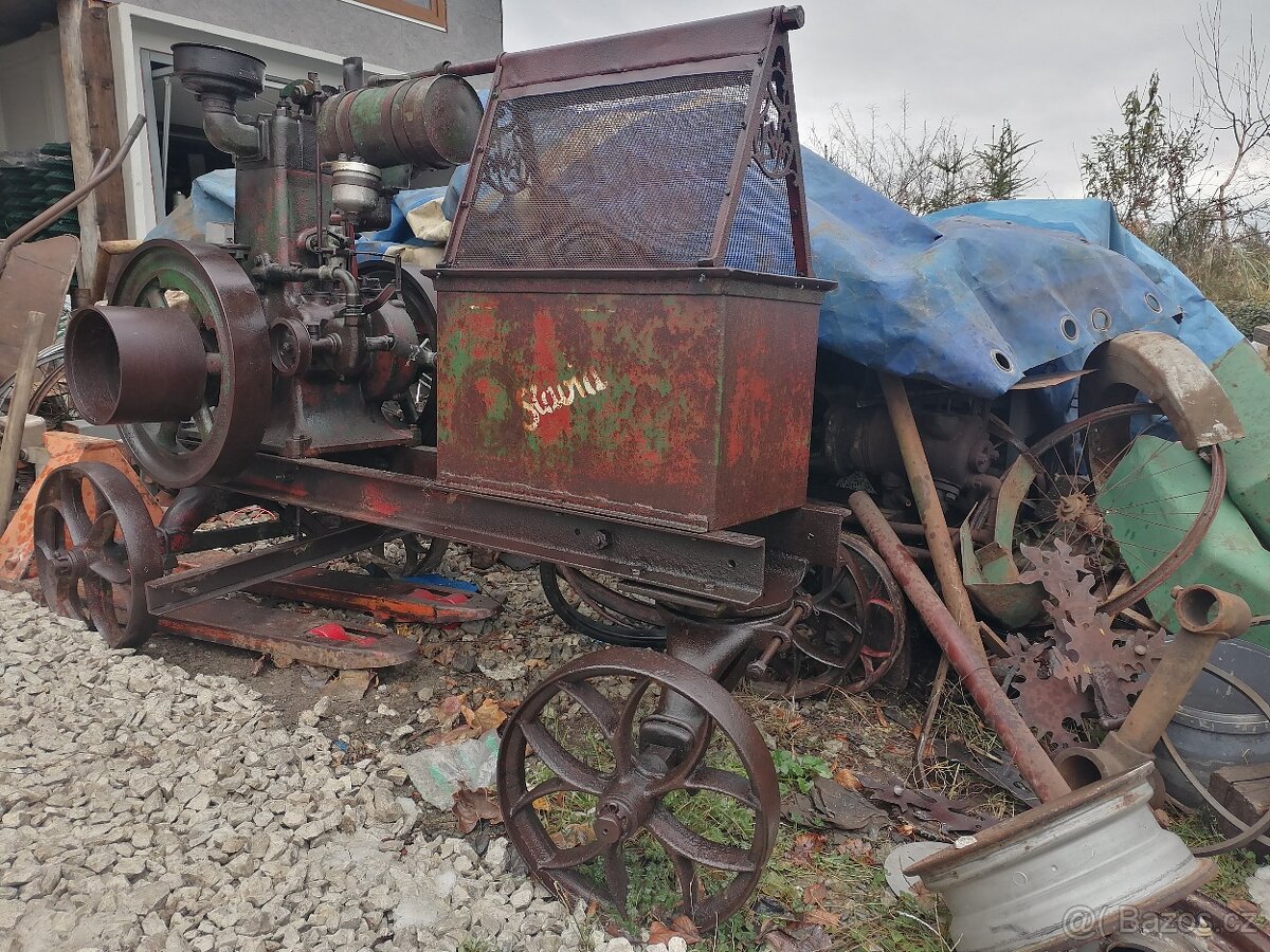 Velký stabilní motor Slavia Diesel - 4