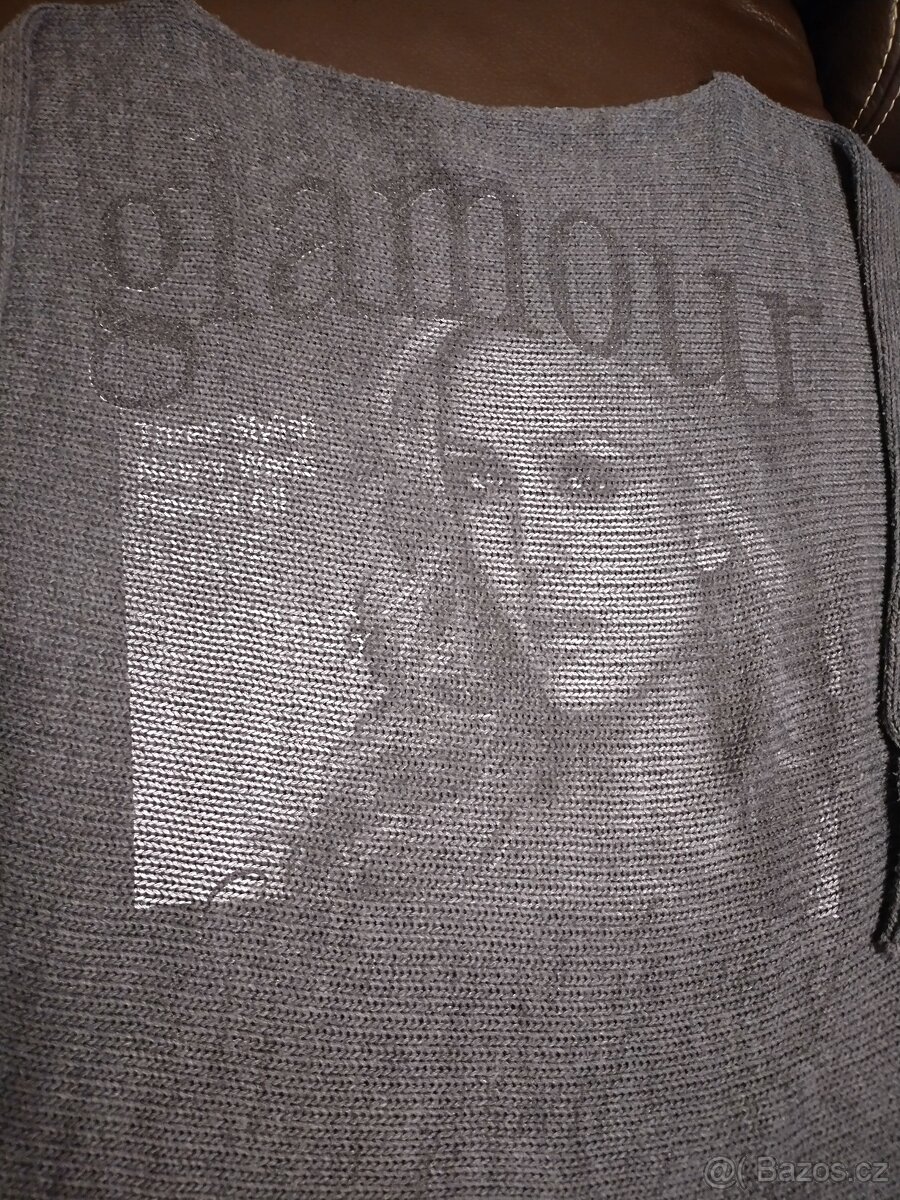Dámské šedivé svetry vel. M - 4