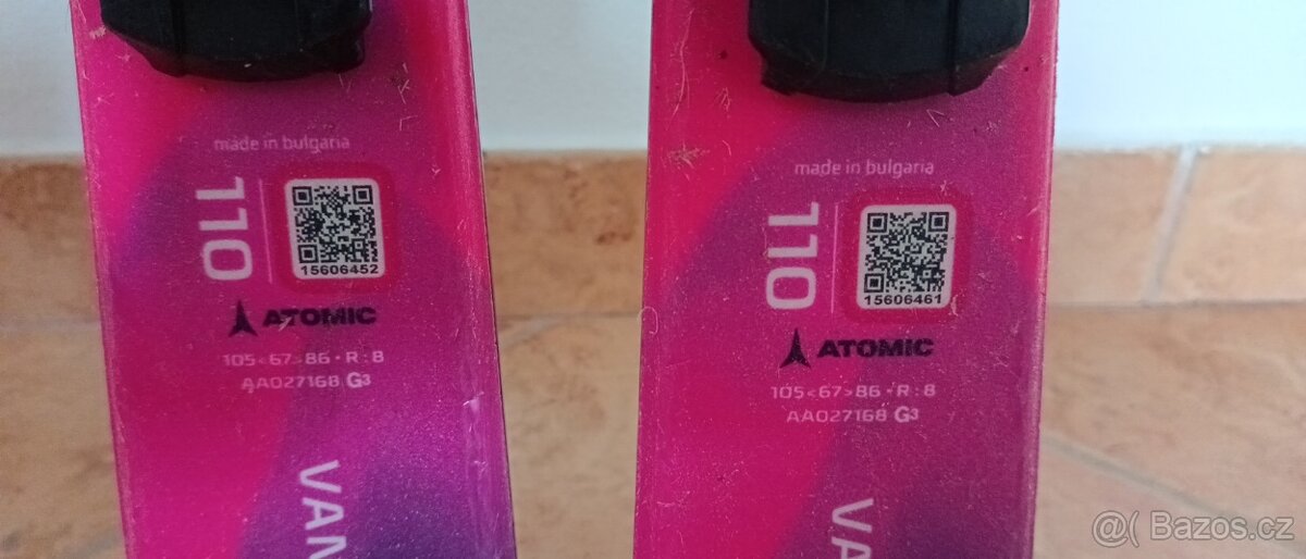 Dětské lyže Atomic délka 110cm - 4