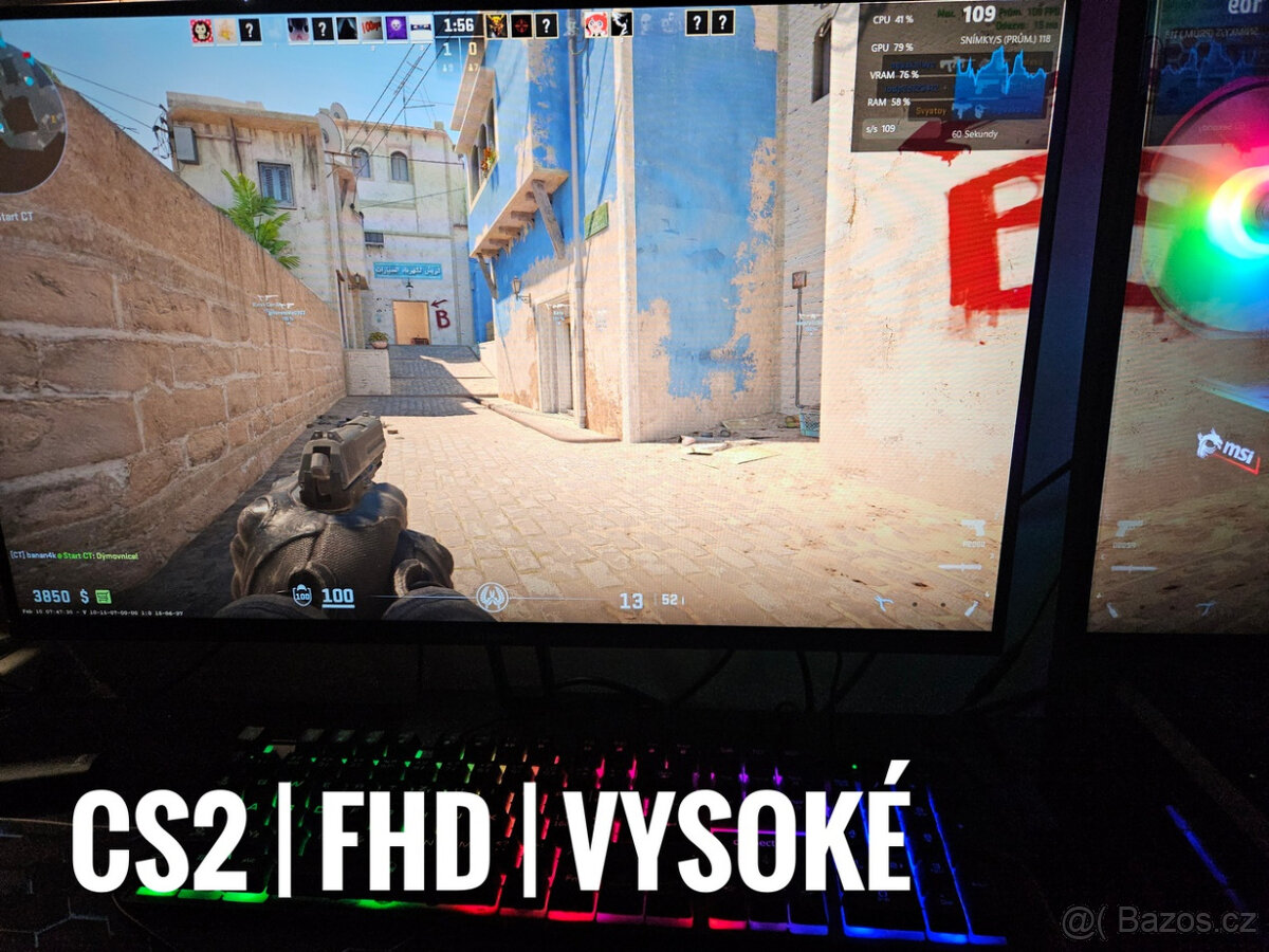 🔥Herní PC i7|GTX1060|16GB RAM|SSD|6xRGB|WiFi+BT|W11 - 4