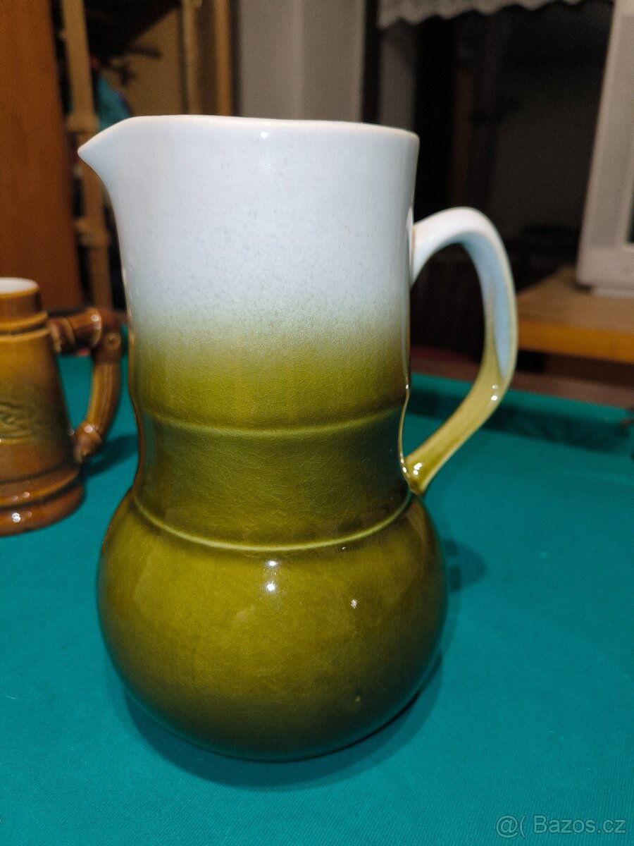 Keramický džbán, půlitr - 4