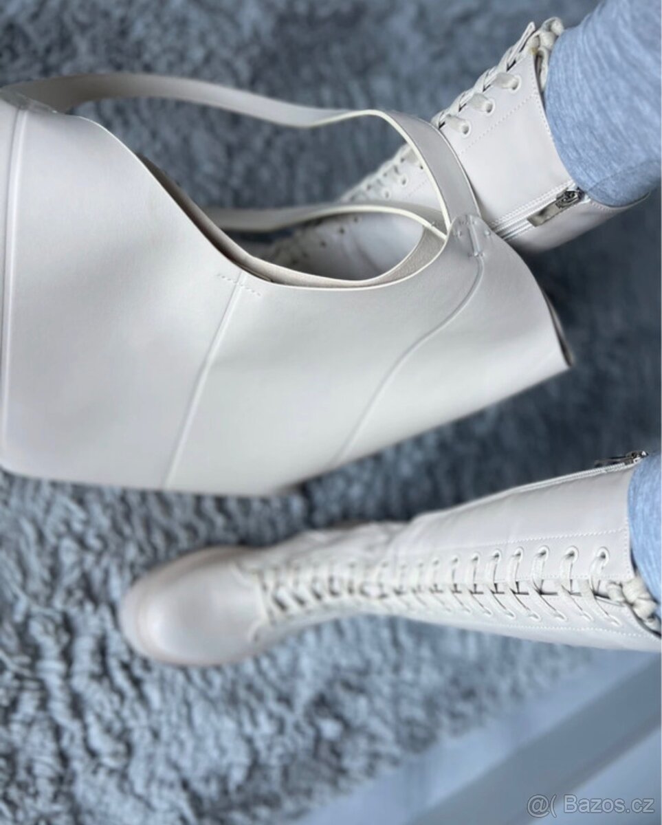 Béžové kozačky - 4