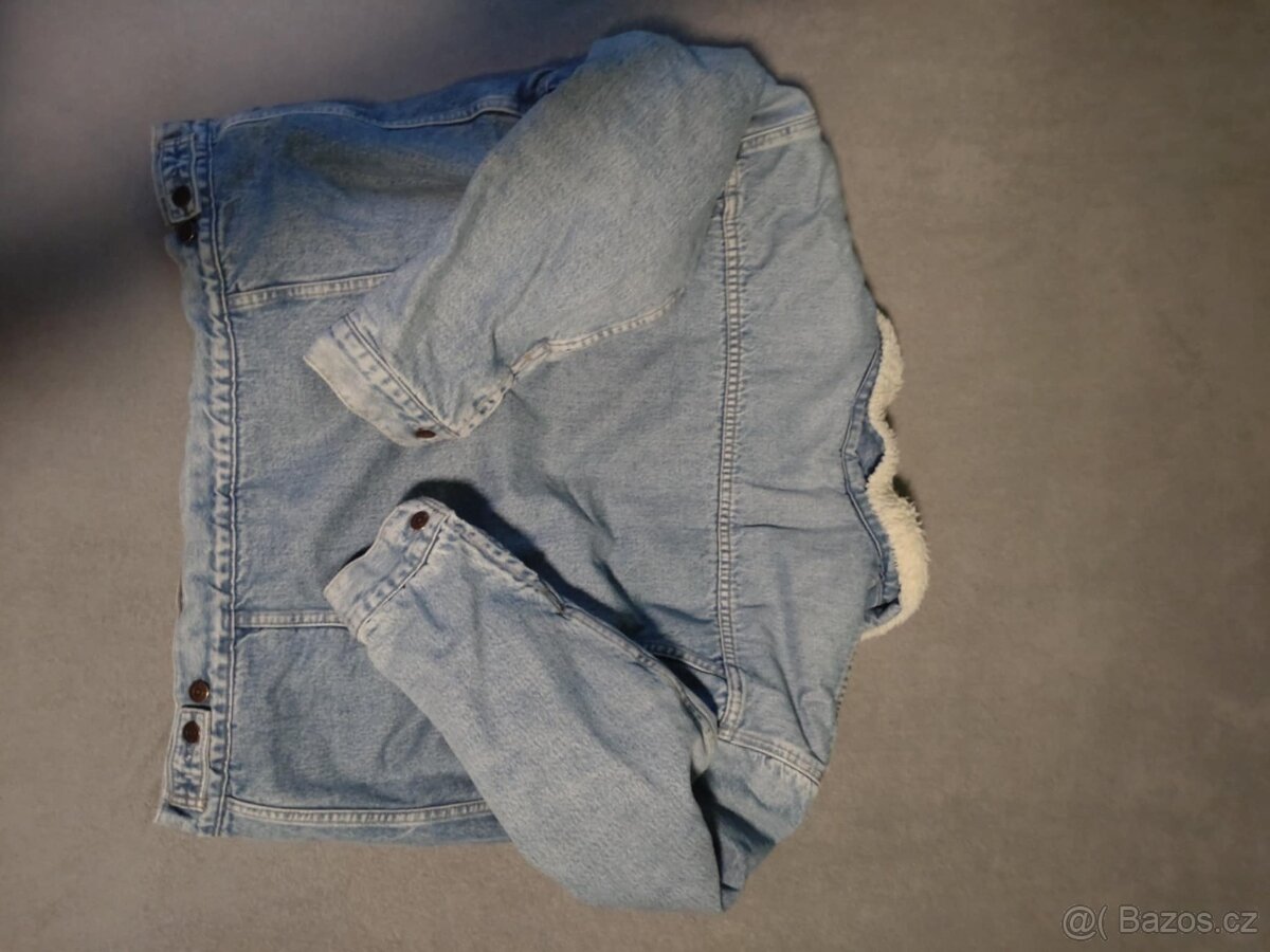 RIFLOVÁ BUNDA LEVI'S KOŽÍŠEK XXL - 4