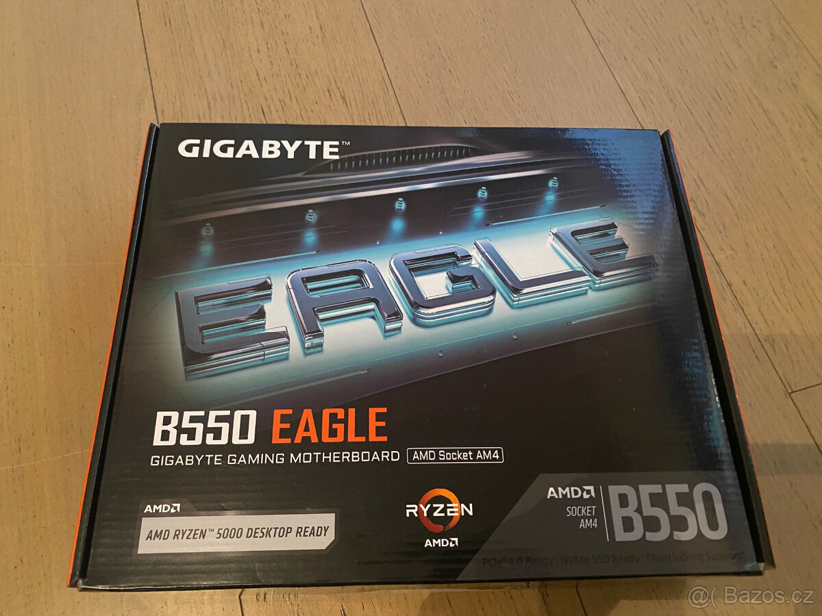 Nový Gigabyte B550 Eagle + AMD Ryzen 5 5500 - plná záruka - 4