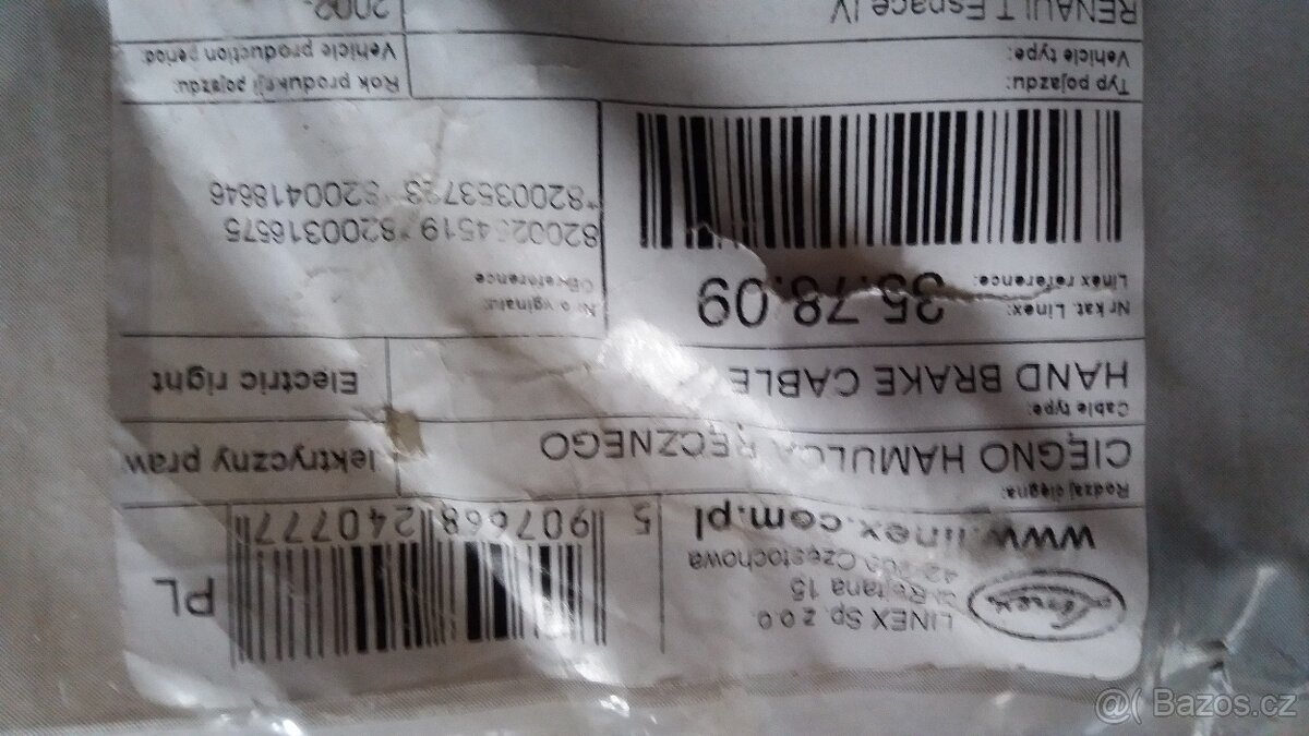 R. Espace 4 Levá brzda - 4