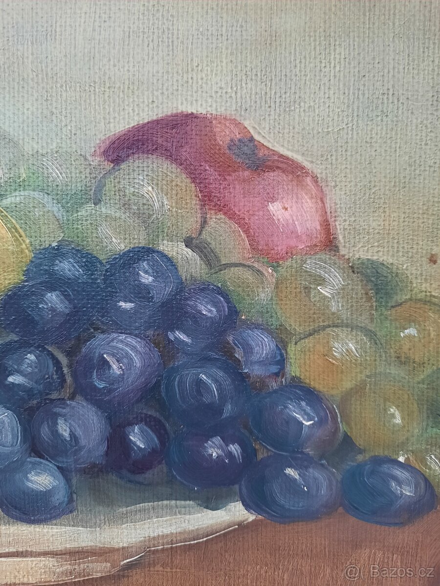 Obraz - Zátiší Ovoce s vínem - 4