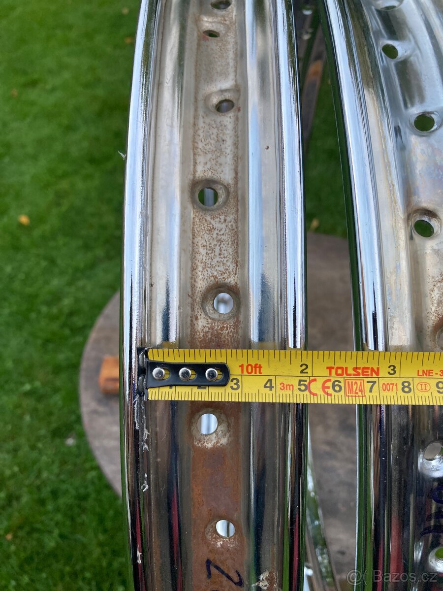 CHROM ráfky 21” 40 děr - 4