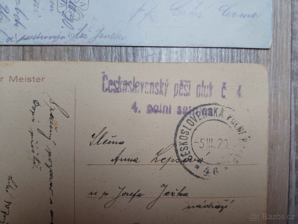 Staré pohledy polní pošta Československá - 4