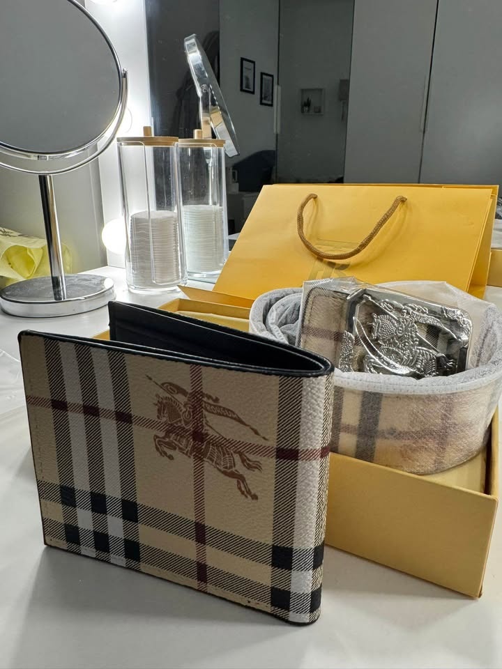 Burberry pásek peněženka sada nová - 4