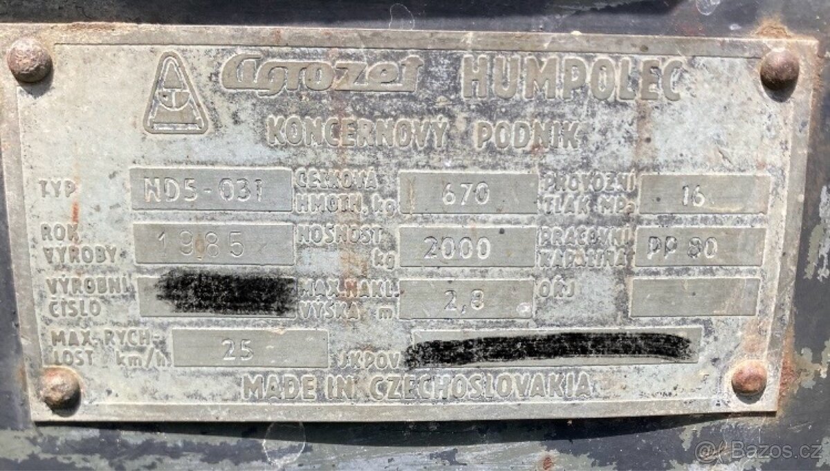 Čelní humpolecký nakladač - 4