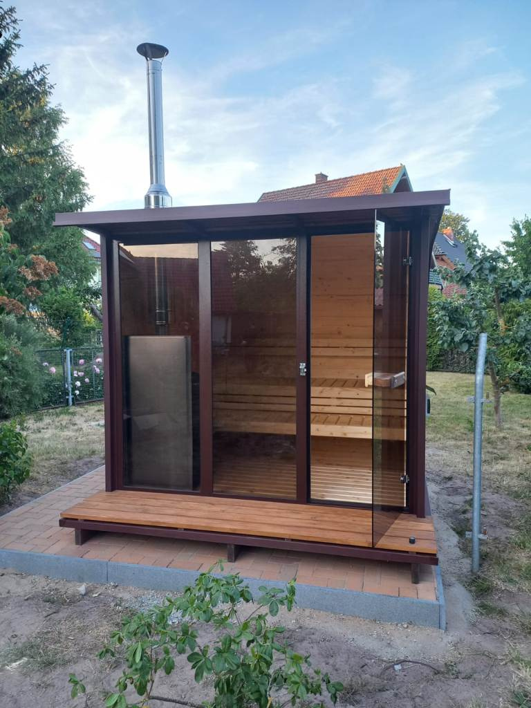 Venkovní panoramatická sauna Horizont M3 - 4