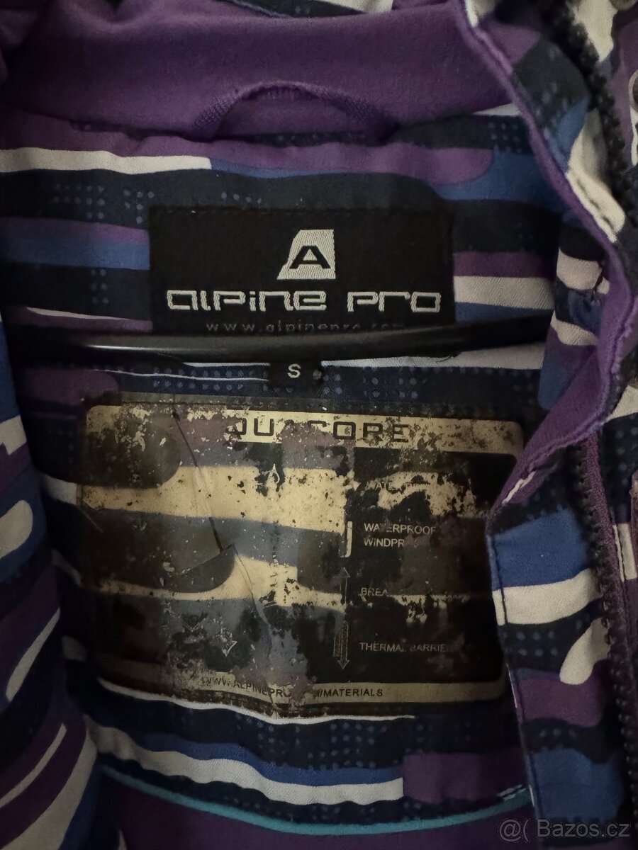 Alpine pro bunda fialová - 4