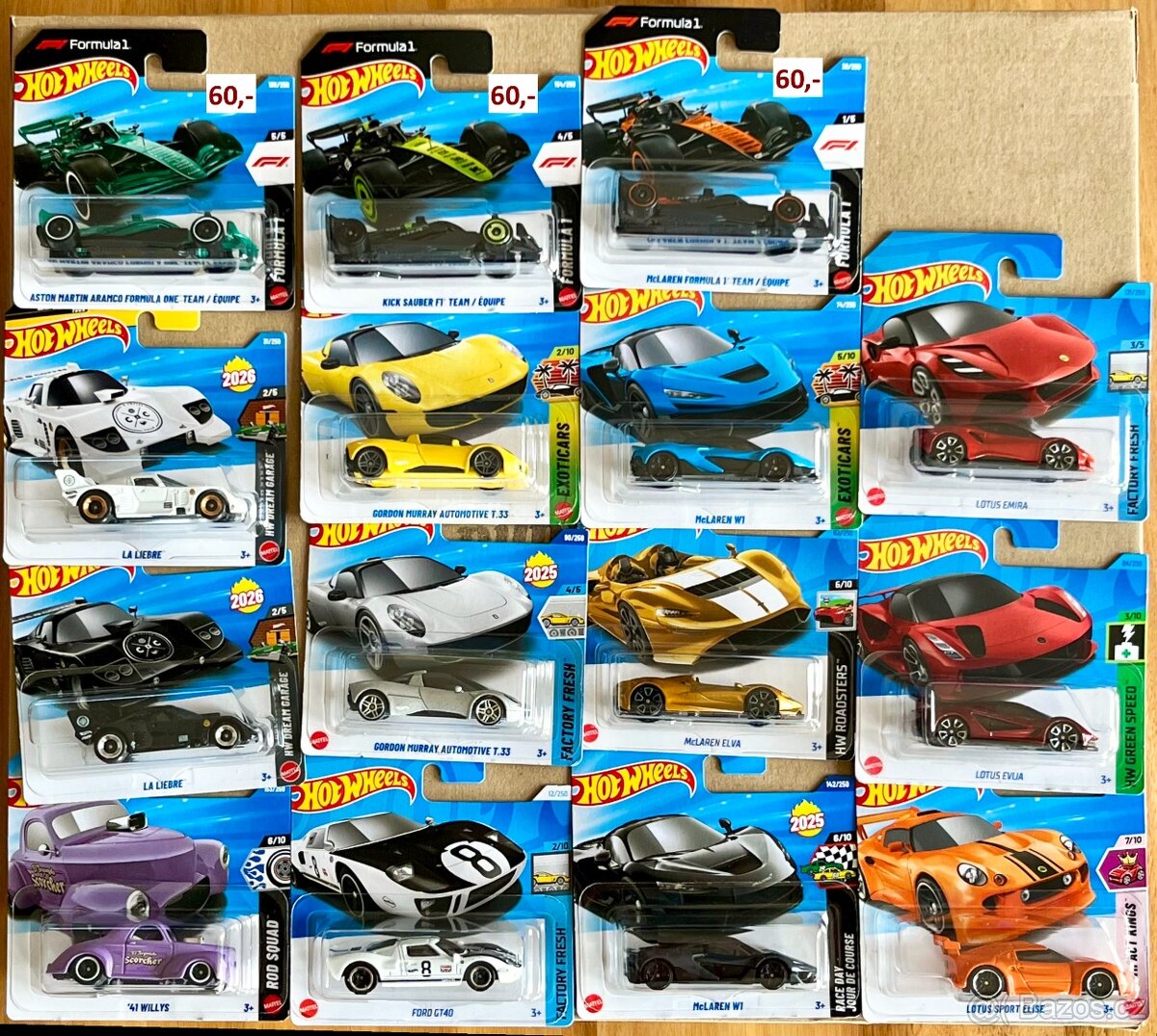 angličáky / hot wheels - 4