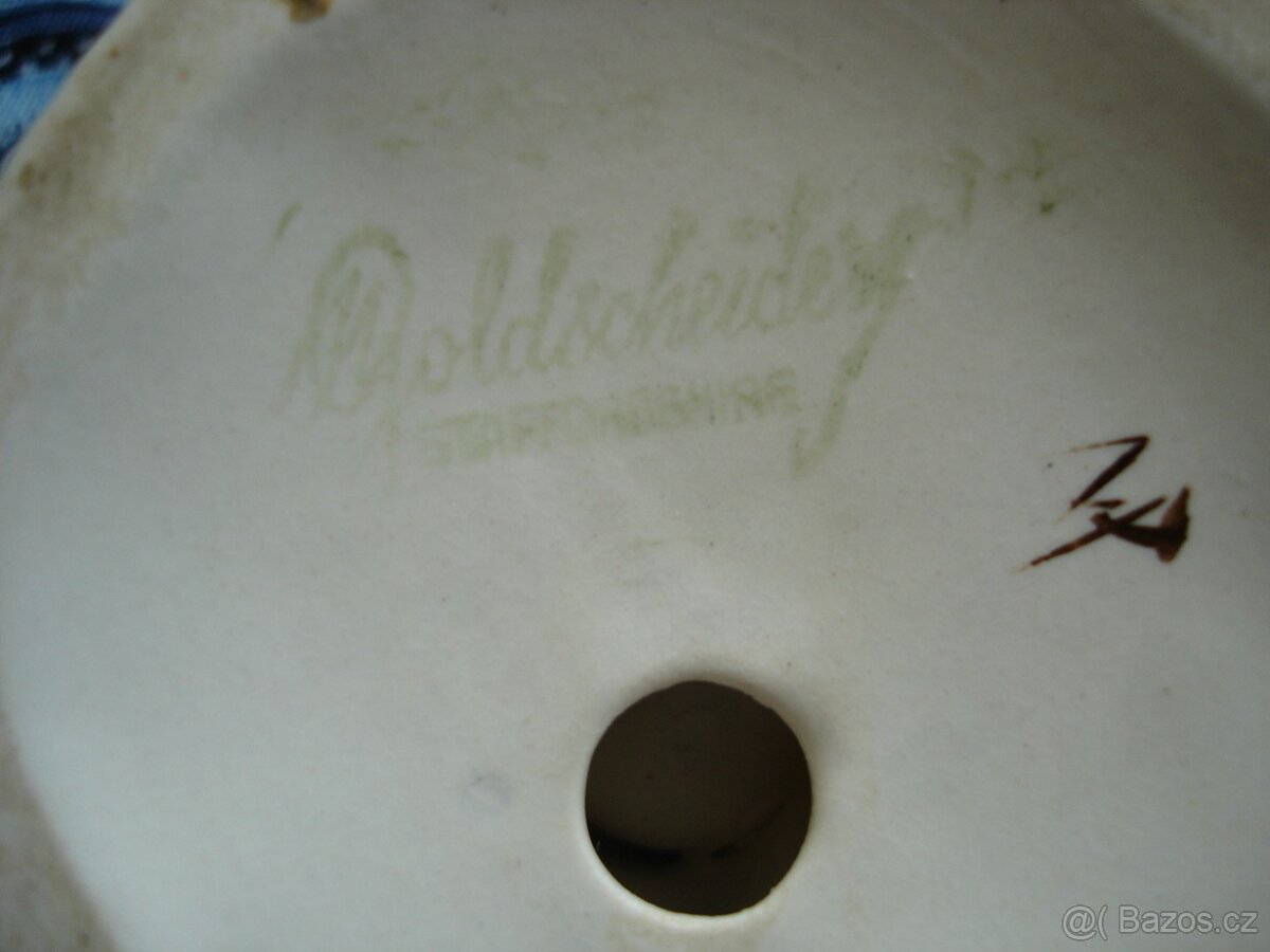 Svícen Goldscheider sign. - 4