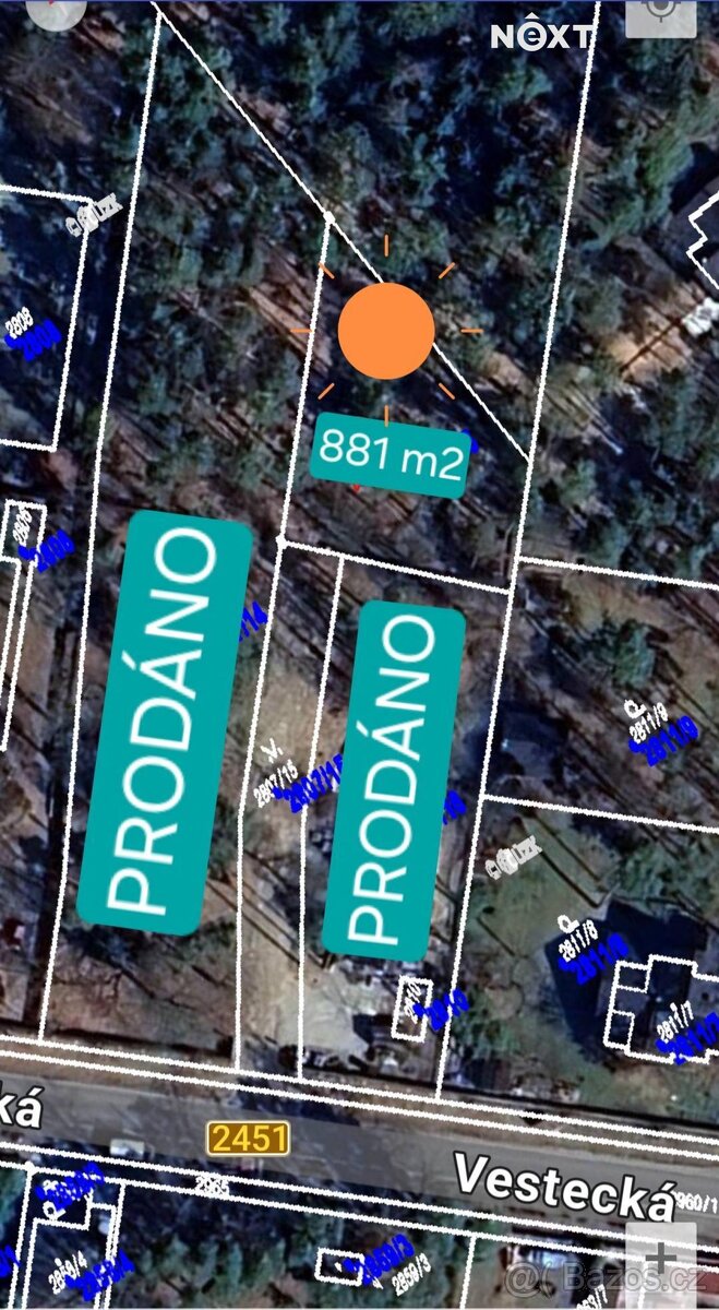 Prodej pozemek Bydlení, 881㎡ - 4
