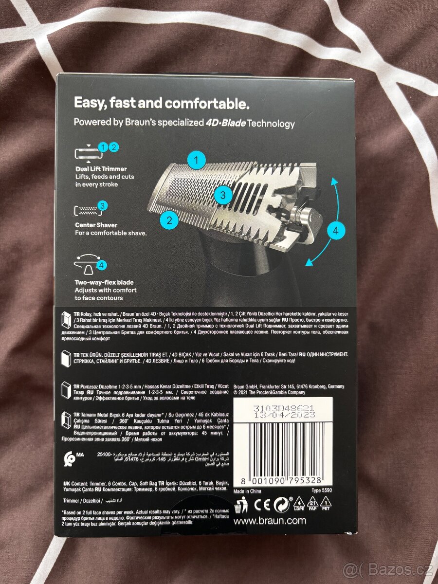 Nový holicí strojek/zastřihovač Braun XT5 series - 4