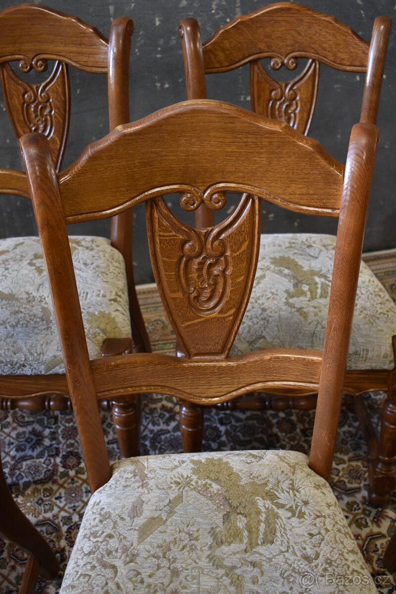 6X Masivní židle - 4