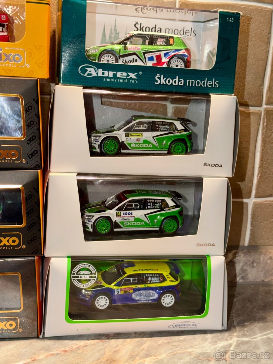 Rally modely 1:43(speciální edice, limitované série i běžné - 4