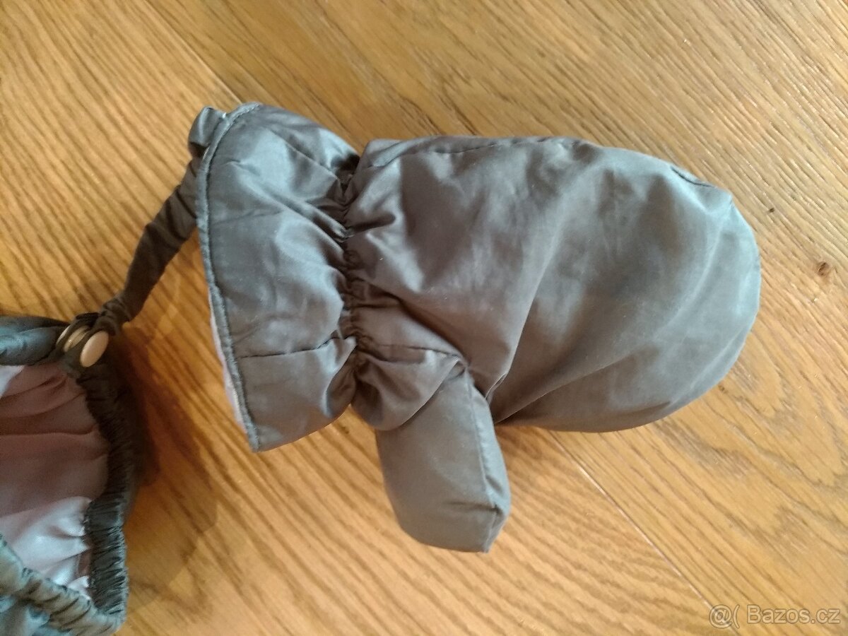 Zimní bunda s rukavicemi 92-98 - 4