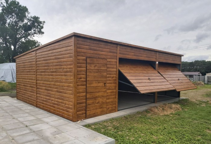 Plechová garáž 8x6 - 4