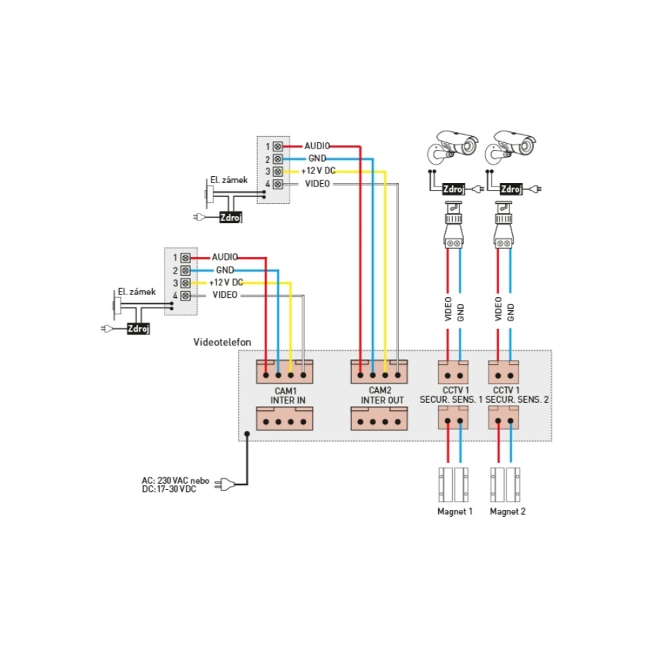 Domovní zvonek Commax - 4