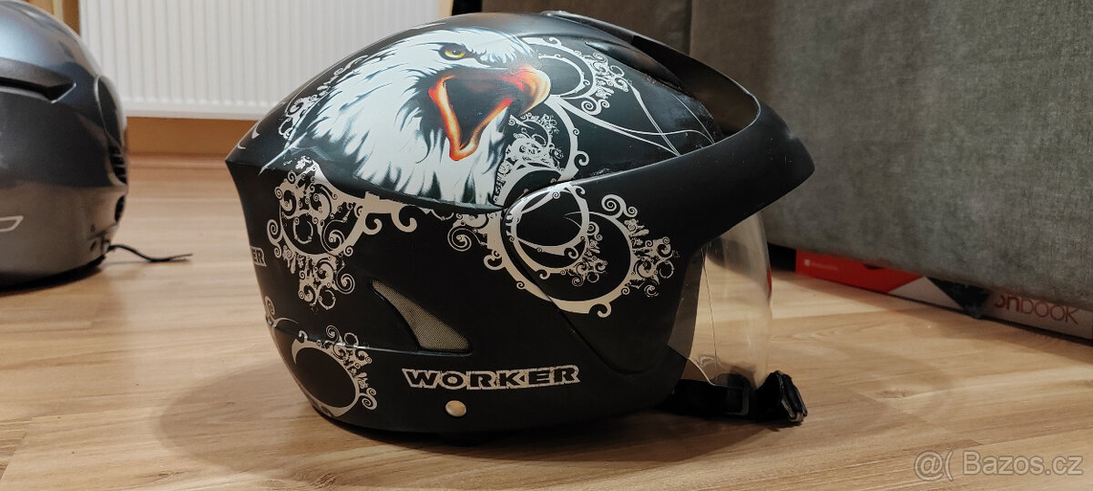 otevřená helma Worker velikost 57-58 - 4