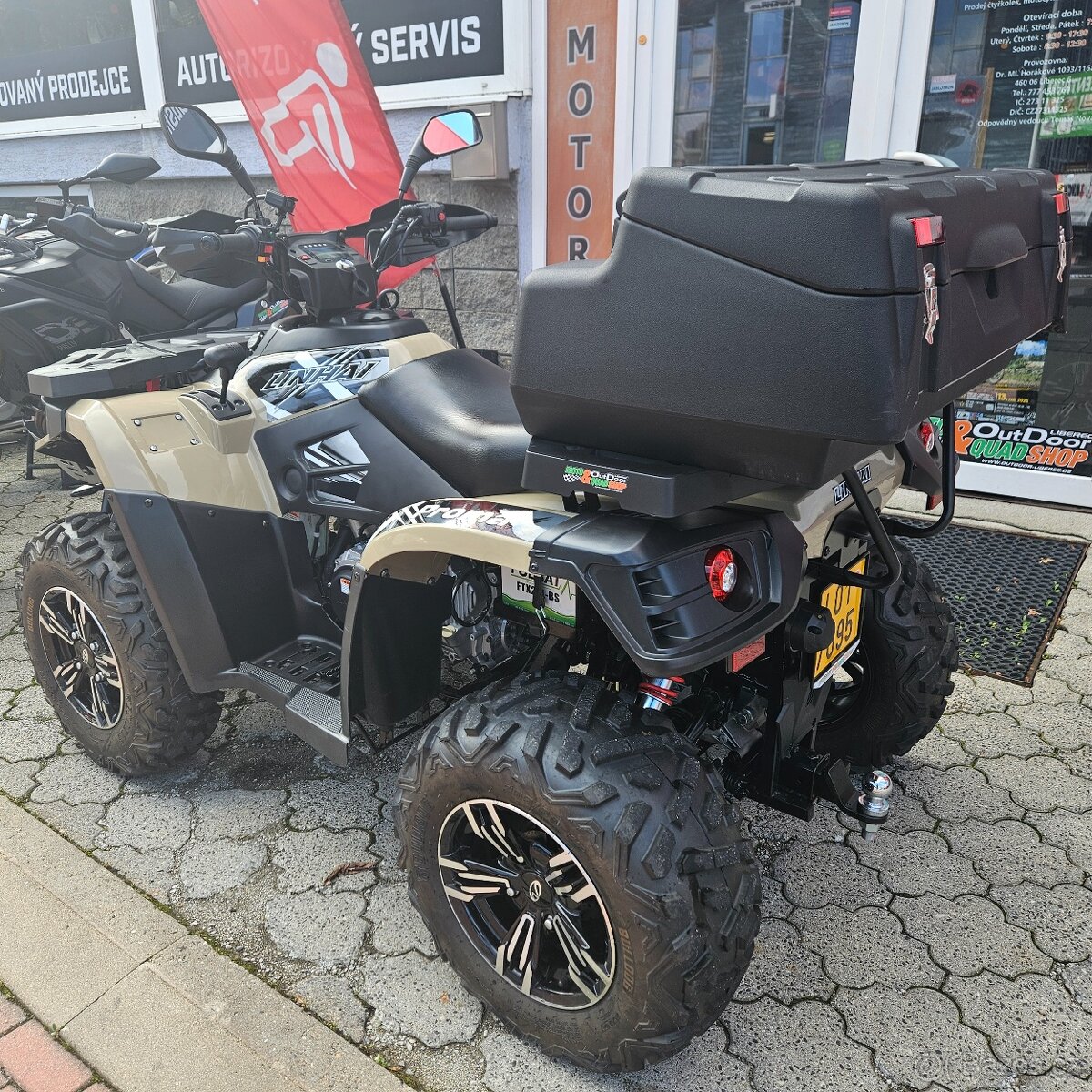 Linhai 500 4x4 Promax,naviják,tažné,naj. 310km,ČR