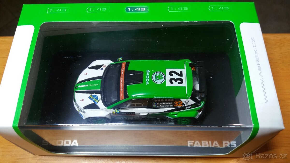 Abrex 1:43 Škoda Fabia III R5 / Rally Sweden 2017 - 4