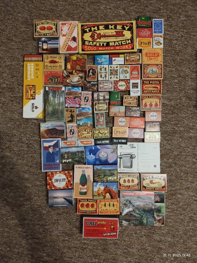 Sbírka 600 krabiček zápalek - 4