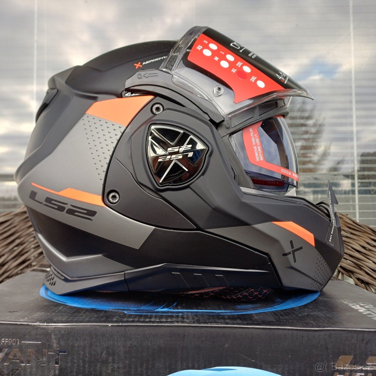 Silniční překlápěcí přilba LS2 Advant X Oblivion - 4