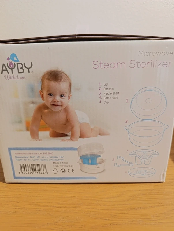 Sterilizátor do mikrovlnné trouby babyono - 4