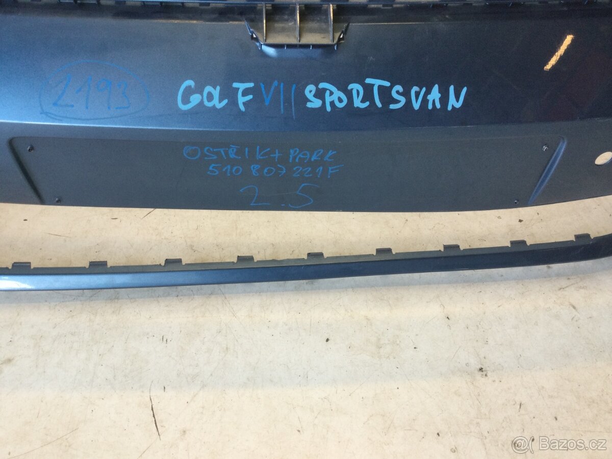 Přední nárazník VW Golf Sportsvan 510807221F - 4