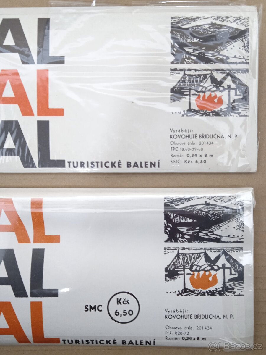 Retro Alobal 0,34x8m - Nepoužitý - ČSSR - 4