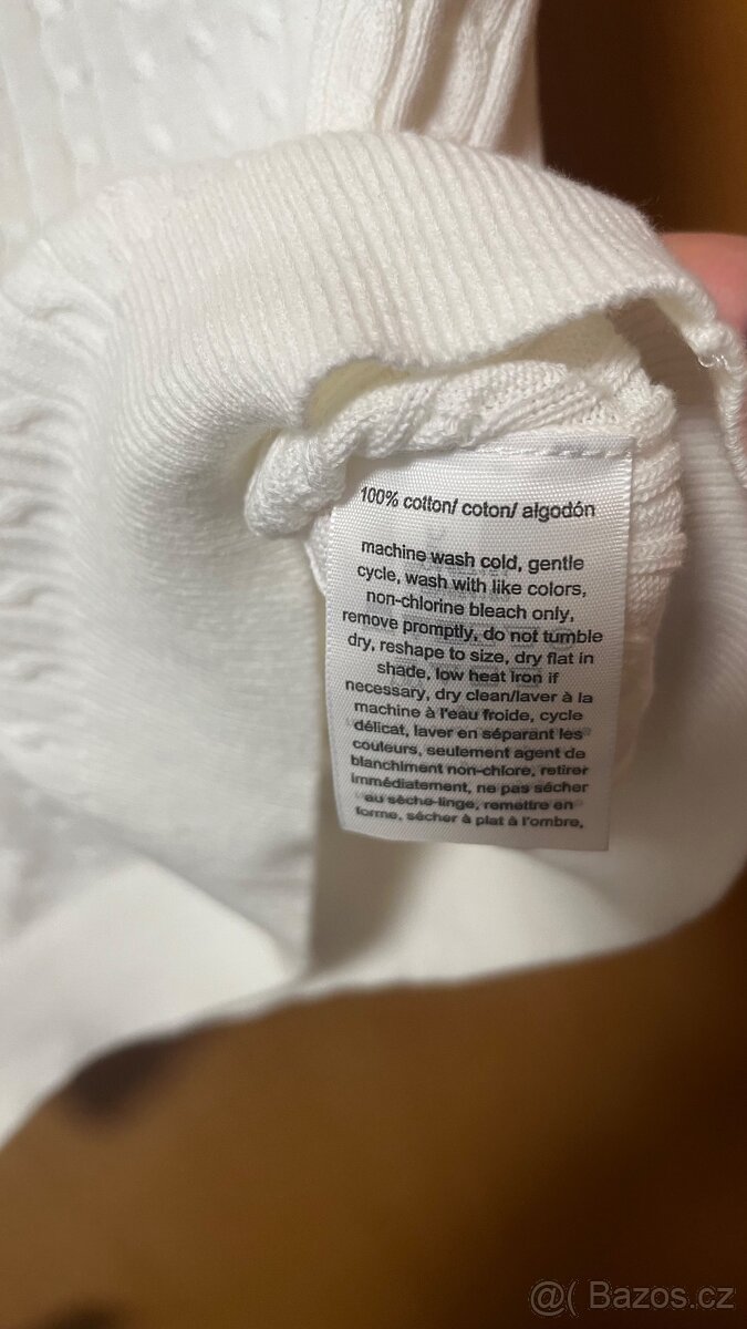 Bílé triko Tommy Hilfiger - 4